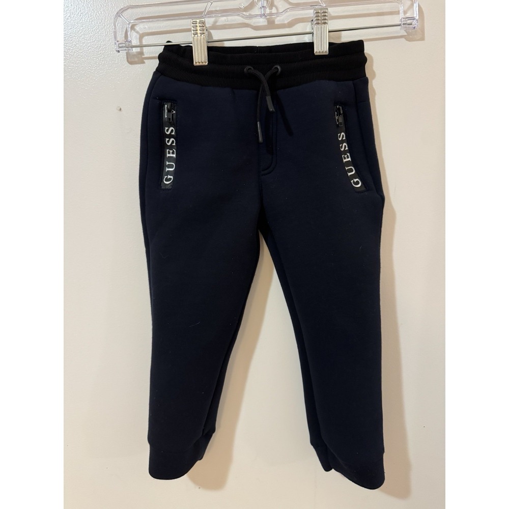 GUESS‎ Navy Jogger Pants Size 3 Baby Toddler Elastic Waist Drawstring